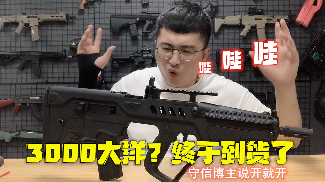 3000多塔沃尔21水弹枪开箱